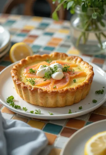 Quiche au Saumon tálalva