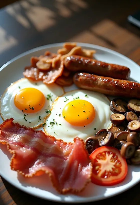 Keto angol reggeli