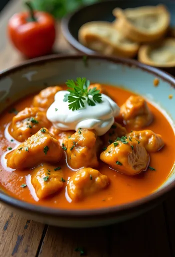 Keto csirkepaprikás sűrű szafttal