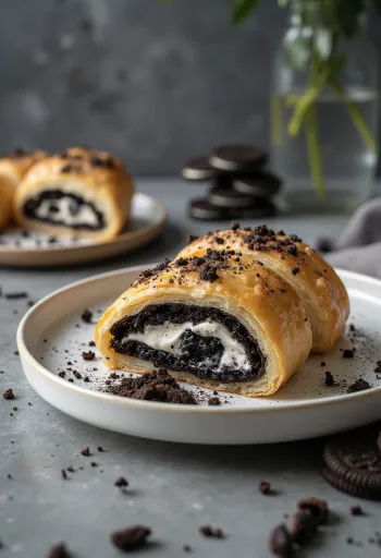 Oreo rétes tálalva