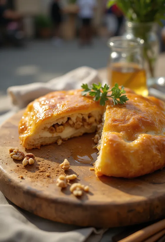 Frissen sült Ricottás-Mézes Calzone