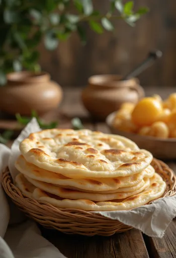 Autentikus indiai roti teljes kiőrlésű lisztből
