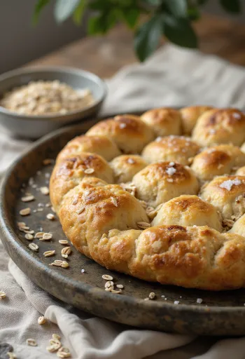 Zabpelyhes focaccia tálalva