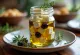 Pácolt feta és olívabogyó