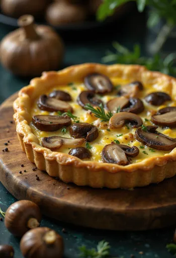 Quiche aux Champignons tálalva