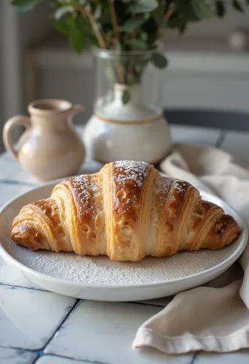 Tonkababos croissant tálalva
