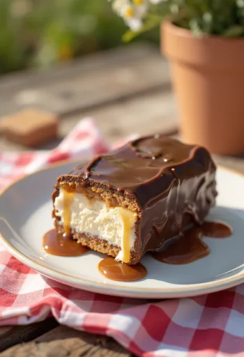 Twix Ice Cream Bar tálalva