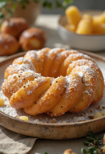 Chislic Doughnut frissen tálalva