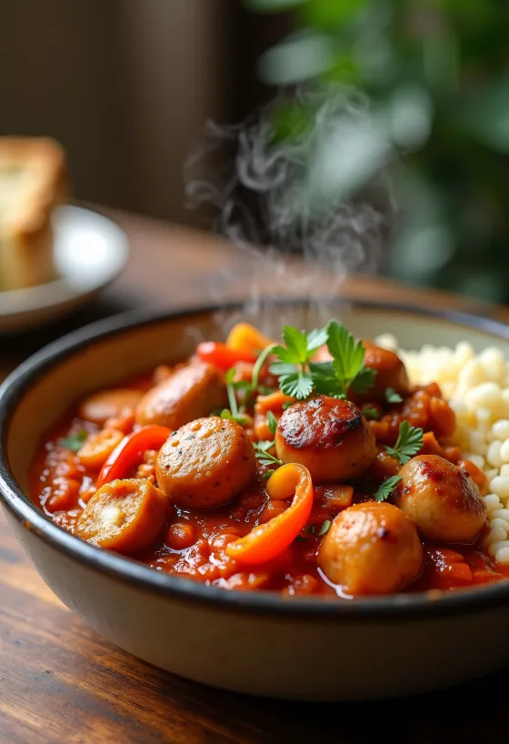 Keto jambalaya karfiolrizzsel
