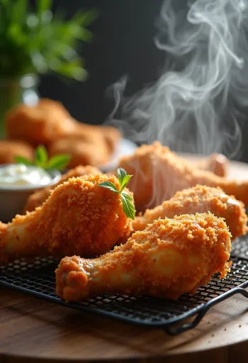 Keto rántott csirkecombok