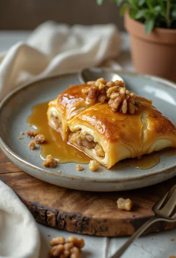 Juharszirupos calzone frissen sütve