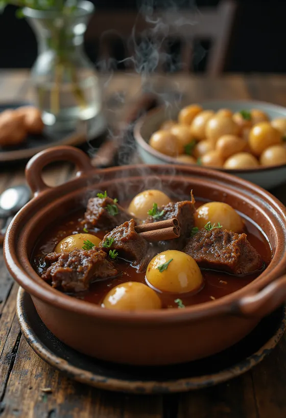 Stifado tálalva