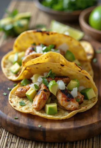 Tacos de Pollo Asado tálalva