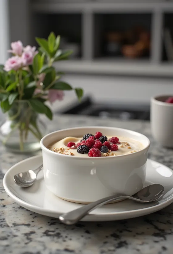 Zabtej alapú panna cotta pohárban