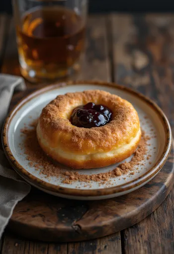 Chokecherry Doughnut frissen tálalva