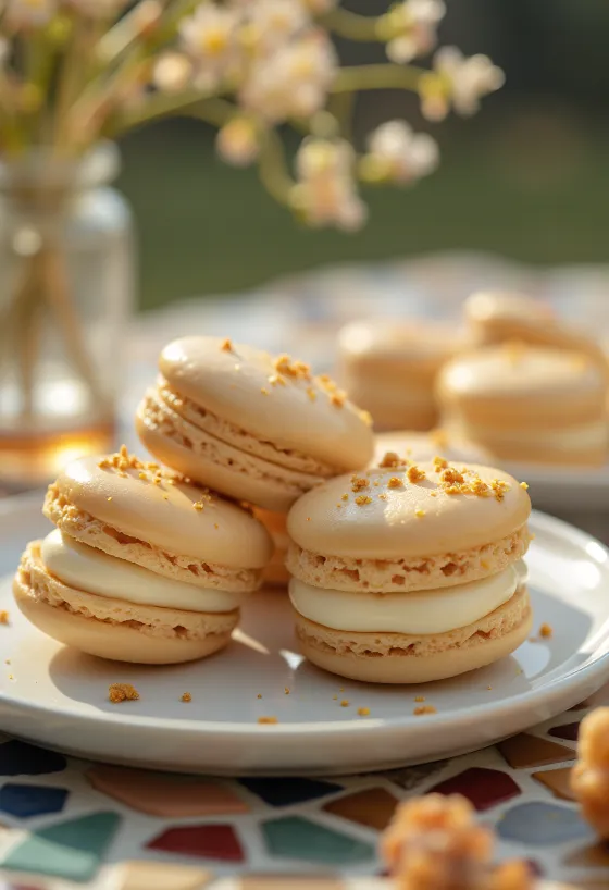 Juharszirupos macaron