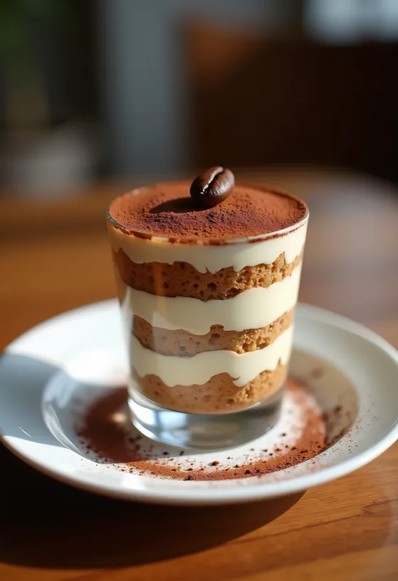 Keto tiramisu pohárban