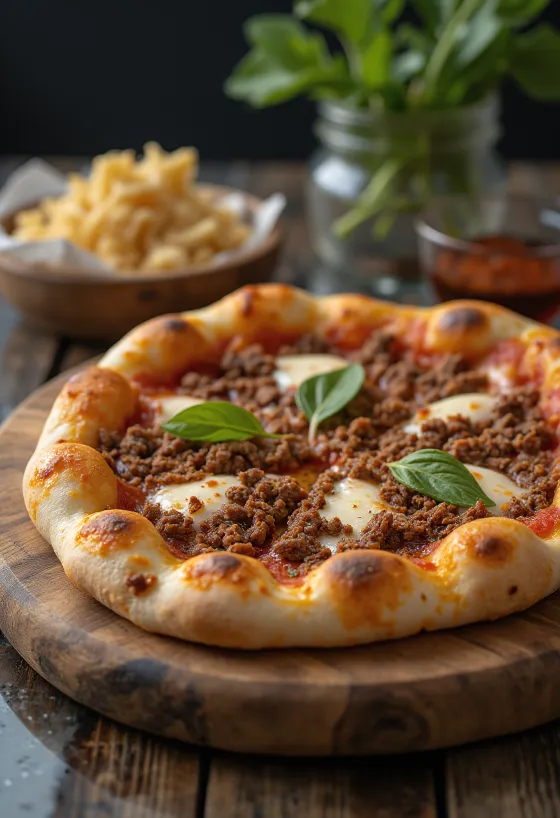 Etióp stílusú pizza berbere fűszerrel
