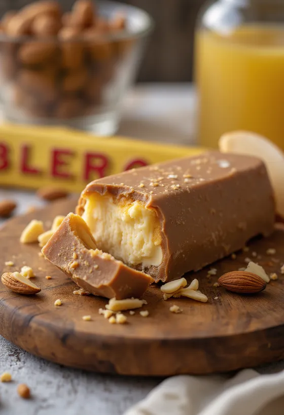Toblerone Ice Cream Bar házi készítésű jégkrém