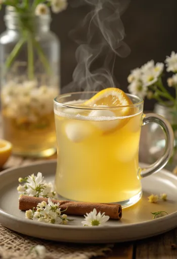 Bodzás cider bögrében