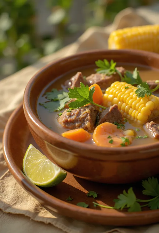 Caldo de res tálalva