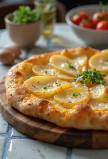 Svájci raclette sajtos pizza