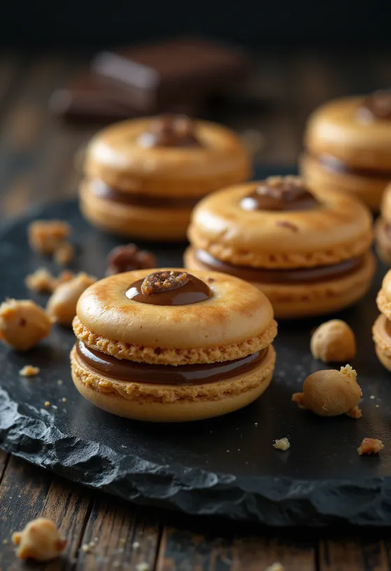 Twix macaron