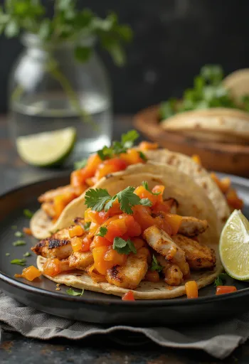 Tacos de Pollo con Salsa de Habanero tálalva