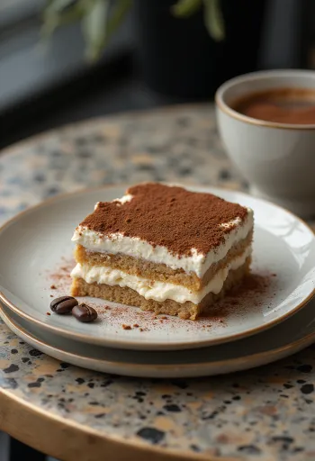 Cukormentes tiramisu torta elegáns tálalásban
