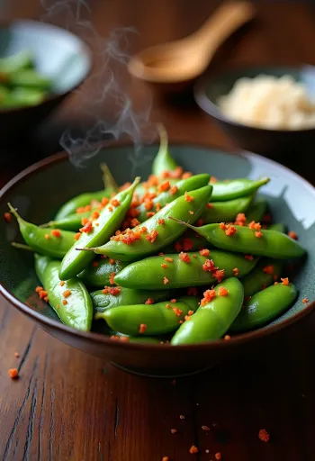 Fűszeres edamame bab