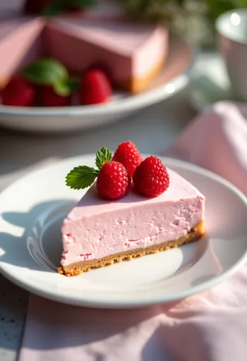 Keto málnahab torta