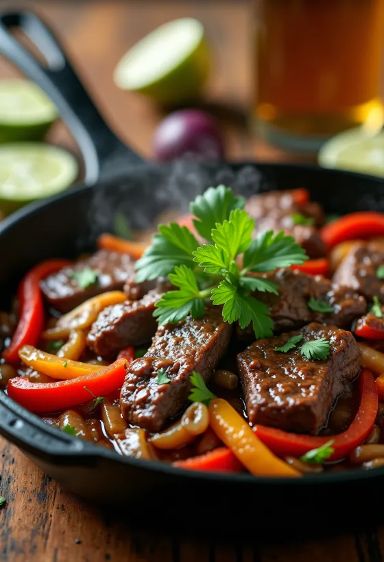 Keto marha fajitas