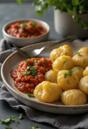 Papas arrugadas ráncos burgonya tálalva, mojo picón szósszal