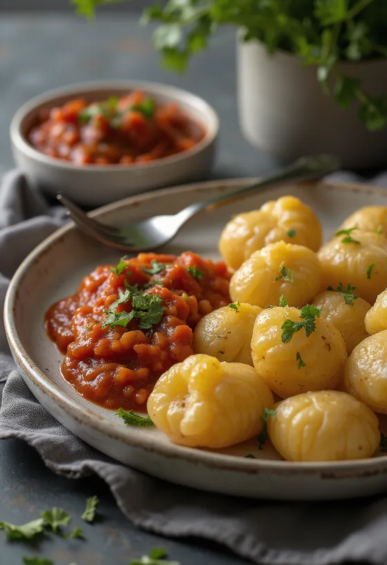 Papas arrugadas ráncos burgonya tálalva, mojo picón szósszal