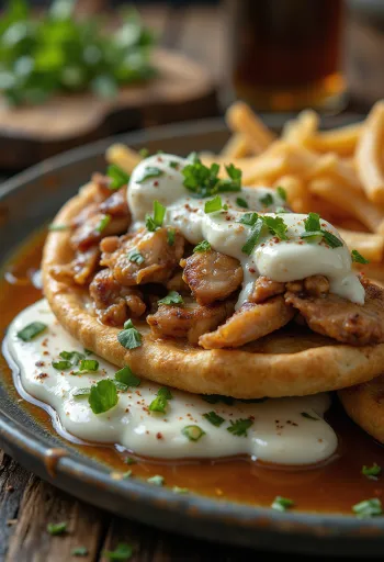 Vegyes gyros pita friss tzatzikivel