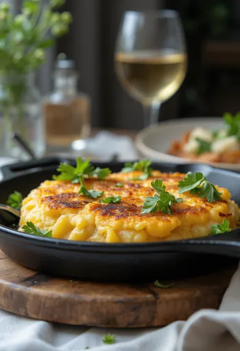Bubble and squeak kelbimbóval, ropogósra pirított zöldségekkel