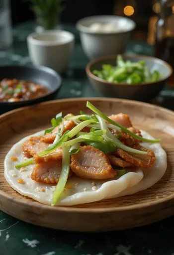 Duck Pancake tálalva