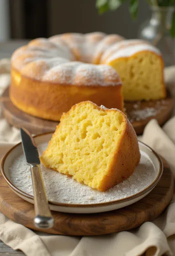 Egyszerű vajas torta egyszerű tálalásban