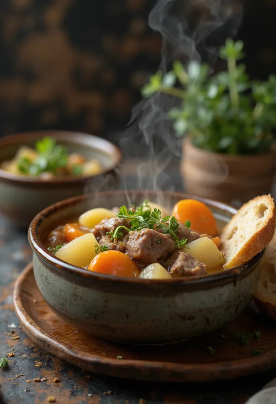 Irish Stew, hagyományos ír bárányhúsos egytálétel zöldségekkel