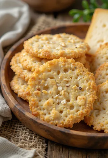Knäckebröd kovászos tésztával, ropogós és finom