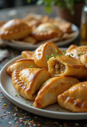 Frissen sült orosz pirog töltött tészta