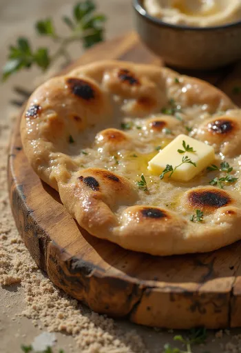 Teljes kiőrlésű naan, puha és ínycsiklandó indiai kenyér