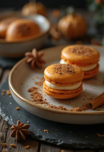 Tökfűszeres macaron