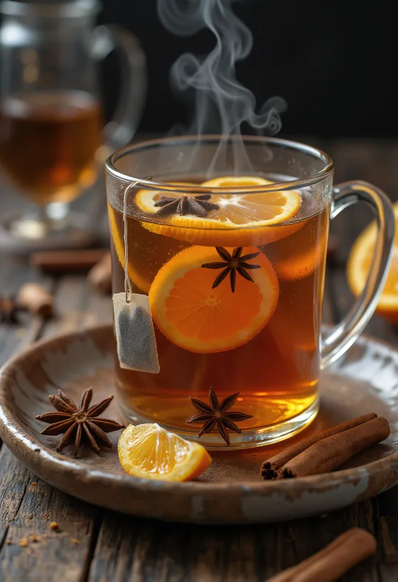 Fűszeres chai cider bögrében