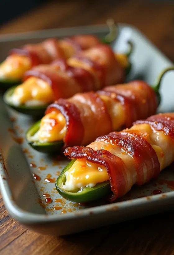 Sajttal töltött jalapeno poppers