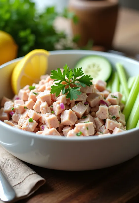 Keto tonhalkrém tálalva
