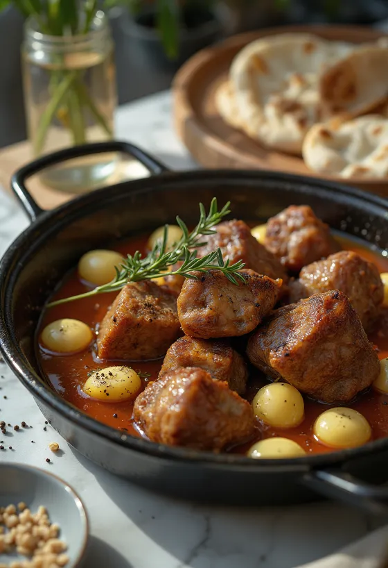 Tandır Kebab lassan sült bárányhússal