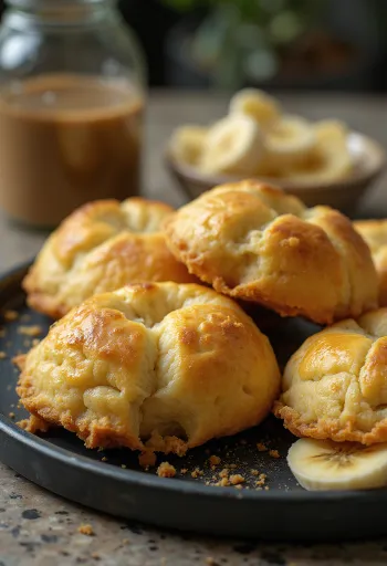 Broa de fubá com banana tálalva, egy finom, banános, kukoricalisztből készült sütemény.