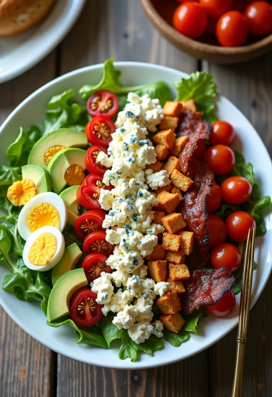 Keto Cobb saláta