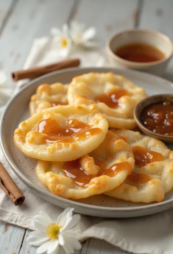 Luchi tálalva, édes tamarind szósszal